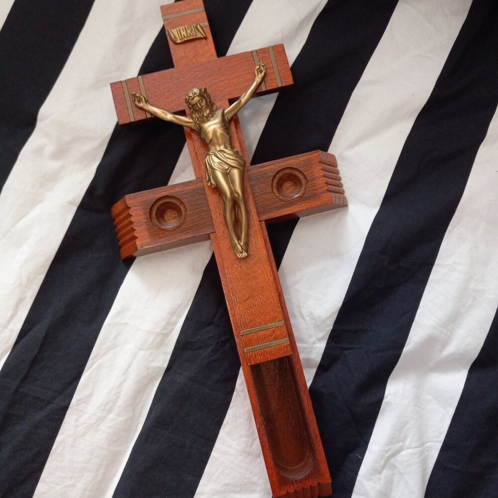 Vintage Last Rites Cross - Picture 2 of 3
